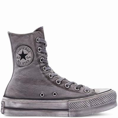 Converse Smoked Canvas Extra High Platform Chuck Taylor All Star - Naisten Matalavartiset Tennarit -